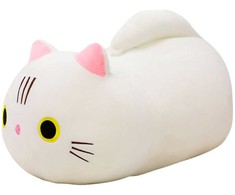 Pliušinis žaislas Katė, 40 cm, balta