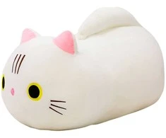 Pliušinis žaislas Katė, 40 cm, balta