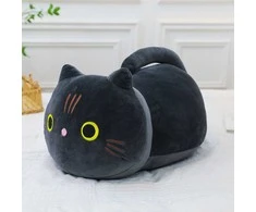 Pliušinis žaislas Katė, 40 cm, juoda