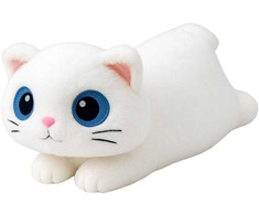 Pliušinis žaislas Katė, 45 cm, balta