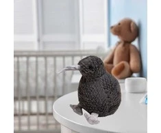 Pliušinis žaislas Kiwi Bird, juodas, 17 cm