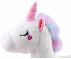 Pliušinis žaislas Magiškas vienaragis, baltas, 48 cm
