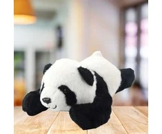 Pliušinis žaislas Panda, 30 cm, juoda/balta