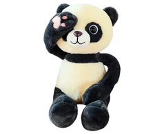 Pliušinis žaislas Panda su magnetais, 23 cm