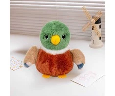 Pliušinis žaislas paukštis Ančiukas, 12 cm