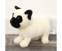 Pliušinis žaislas Šuo Mopsas, 19 cm