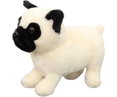 Pliušinis žaislas Šuo Mopsas, 19 cm