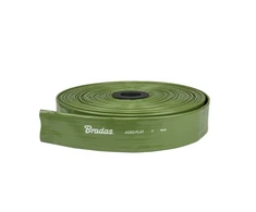 Plokščia vandens žarna Bradas AGRO-FLAT PVC, W.P.4 / B.P.12 Bar - 3"- 100m, Žalias