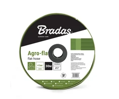 Plokščia vandens žarna Bradas AGRO-FLAT PVC, W.P.6 / B.P.18 Bar - 1 1/2- 100m, Žalias