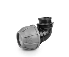 PN10 alkūnė PE vamzdžiams 32 mm / 1" vid.sr. Bradas