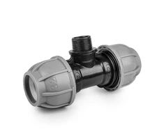 PN10 trišakis jungtuvas PE vamzdžiams 32mm / 1" išor.sr. Bradas