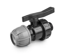 PN10 vožtuvas PE vamzdžiams 32mm / 1" išor.sr. Bradas