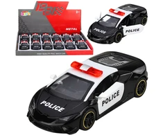 Policijos automobilis, juodas (1 vnt.)