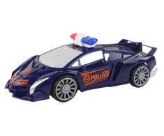 Policijos automobilis - robotas, mėlynas