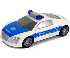 Policijos automobilis su šviesos ir garso efektais, 1:28