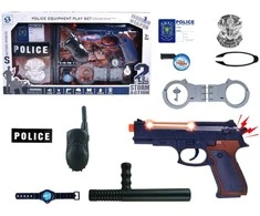 Policininko rinkinys su garso ir šviesos efektais