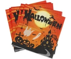 Popierinės servetėlės "Halloween", 10 vnt.