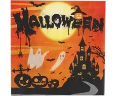 Popierinės servetėlės "Halloween", 10 vnt.
