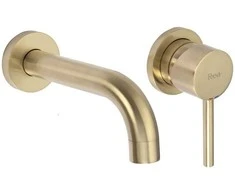 Potinkinis maišytuvas Rea Lungo, Brushed Gold, + Box