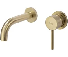 Potinkinis maišytuvas Rea Lungo, Brushed Gold, + Box