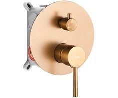 Potinkinis vonios-dušo komplektas REA Lungo, Brushed Copper, + Box
