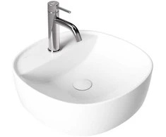 Praustuvas Besco Anes Cera-Line, 40 x 40 x 12 cm, Baltas