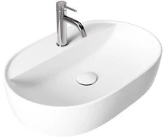 Praustuvas Besco Anes Cera-Line, 60 x 40 x 12.5 cm, Baltas