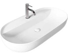 Praustuvas Besco Anes Cera-Line, 80 x 40 x 13.5 cm, Baltas