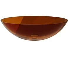 Praustuvas Besco Anya Earth Rust, 50 cm, su juodu dangteliu