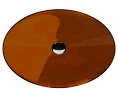 Praustuvas Besco Anya Earth Rust, 50 cm, su chrome sifonu