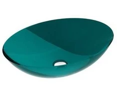 Praustuvas Besco Anya Ocean Breeze, 50 cm, su baltu dangteliu