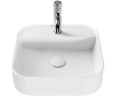 Praustuvas Besco Assos Cera-Line, 40 x 40 x 11 cm, Baltas