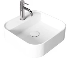 Praustuvas Besco Assos Cera-Line, 40 x 40 x 11 cm, Baltas
