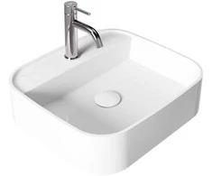Praustuvas Besco Assos Cera-Line, 45 x 40 x 11 cm, Baltas