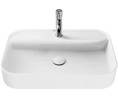 Praustuvas Besco Assos Cera-Line, 60 x 40 x 11 cm, Baltas