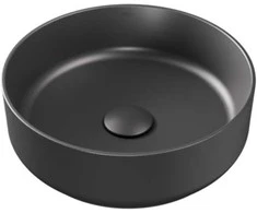 Praustuvas Besco Clea Cera-Line, 34.6 x 11.4, Matt Gun Metal