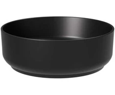 Praustuvas Besco Clea Cera-Line, 34.6 x 11.4, Matt Juodas