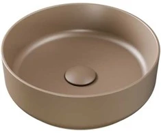 Praustuvas Besco Clea Cera-Line, 34.6 x 11.4, Matt Mokka