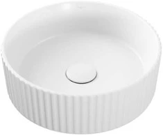 Praustuvas Besco Clea Ryfle Cera-Line, 36 x 11.5, Baltas