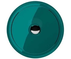 Praustuvas Besco Enya Ocean Breeze, 36 cm, su chrome sifonu