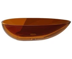 Praustuvas Besco Neya Earth Rust, 60 cm, su chrome sifonu