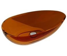 Praustuvas Besco Neya Earth Rust, 60 cm, su chrome sifonu