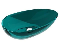 Praustuvas Besco Neya Ocean Breeze, 60 cm, su baltu dangteliu