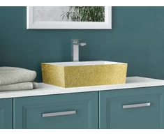 Praustuvas Besco Vera/O Glam Gold, 40 x 50 x 15 cm