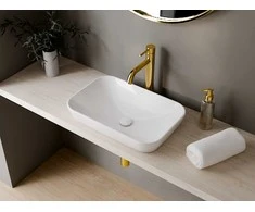 Praustuvas Besco Verga Cera-Line, 51.5 x 34 x 15.5 cm, Baltas