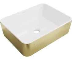 Praustuvas Mexen Catia 48 cm, Baltas/Gold lines