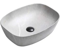 Praustuvas Mexen Editta, 49 cm, Pilkas Stone