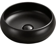 Praustuvas Mexen Lola, 36 cm, Juodas matt