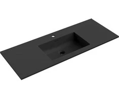 Praustuvas Mexen Otis, 121 x 46,5 cm, Juodas matt