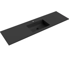 Praustuvas Mexen Otis, 161 x 46,5 cm, Juodas matt